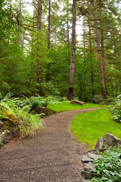 Trajeto do jardim bem cuidado — Fotografia de Stock