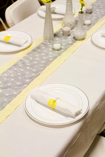 Wedding Place Setting — Stock Photo, Image