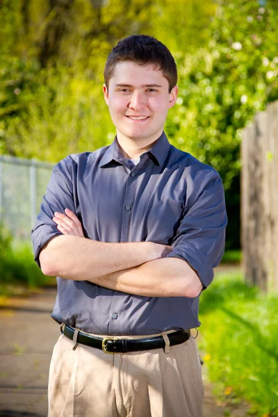 Business Professional Outdoors Portraits — Stock Photo, Image