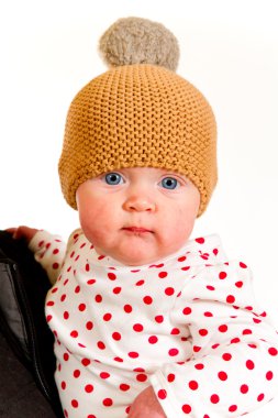 Yeni doğan bebek studio vurdu