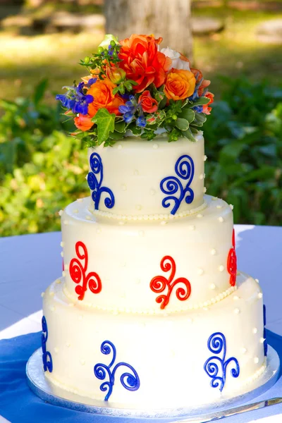 Bolo de casamento tradicional — Fotografia de Stock