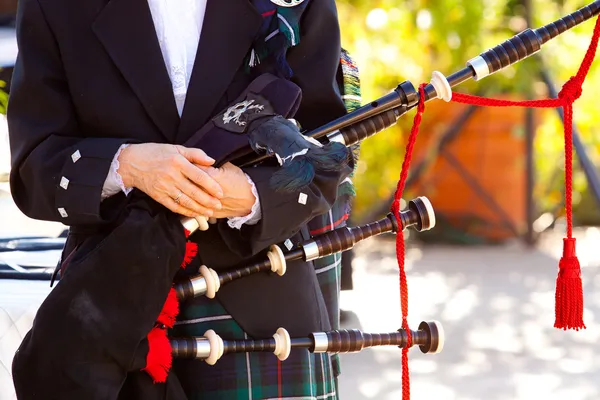 Giocatore scozzese di cornamusa — Foto Stock