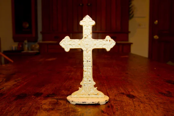 Antique White Cross — Stock Photo, Image