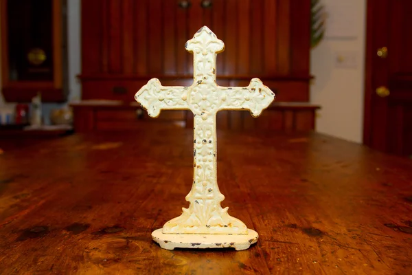 Antique White Cross — Stock Photo, Image