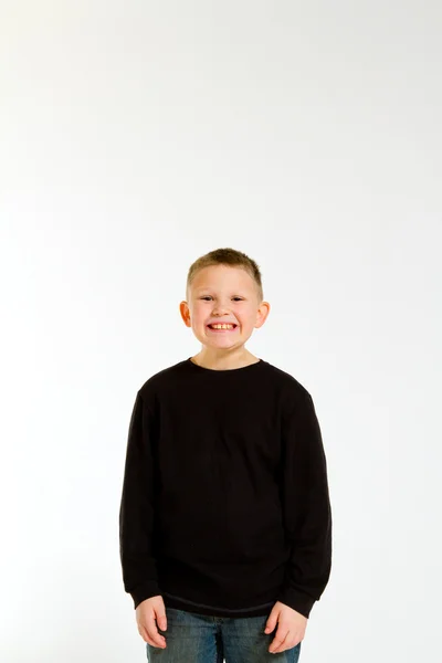 Αγόρι πορτρέτο στο στούντιο — Φωτογραφία Αρχείου