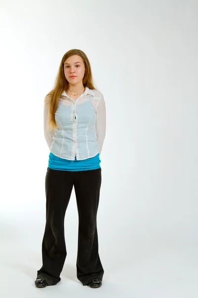 Girl Studio Portrait — Stock Photo, Image