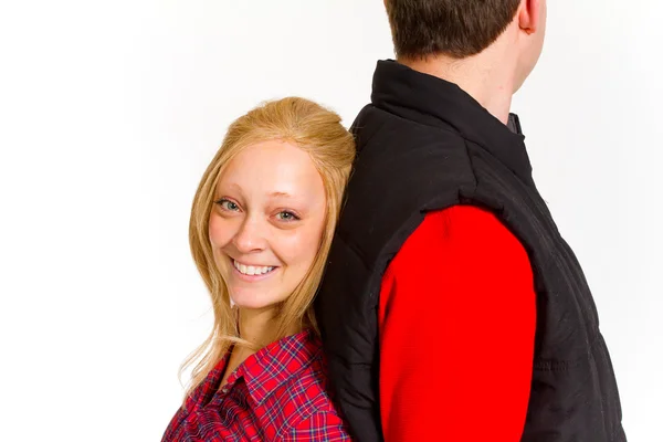 Portrait de couple en studio — Photo