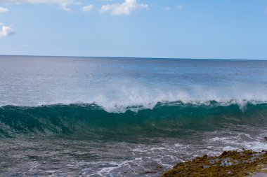 benzersiz clear dalgalar Hawaii