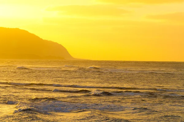 Pôr-do-sol de North Shore Oahu — Fotografia de Stock