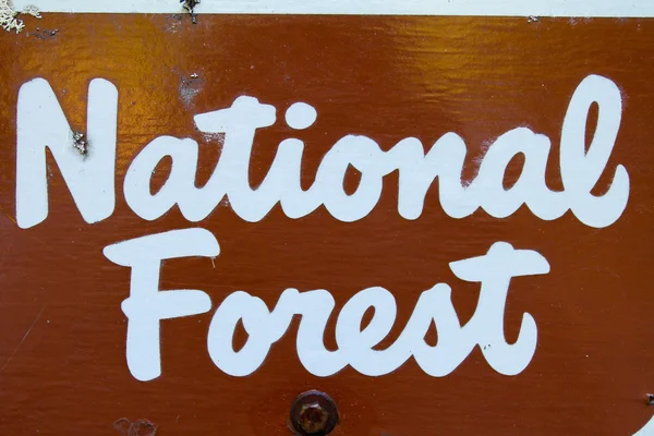 National forest teken — Stockfoto