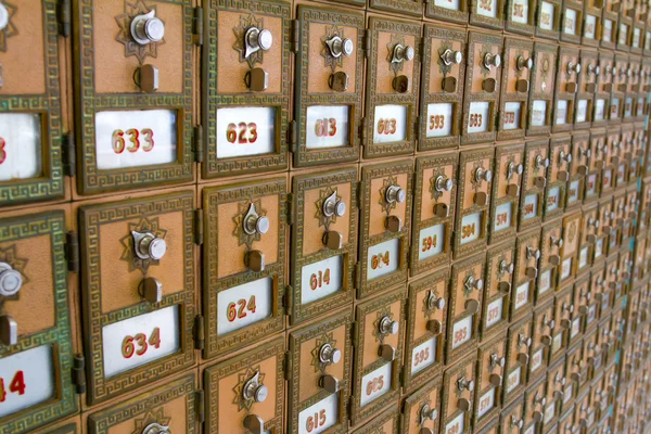 Multiple Post Office Boxes — Stock Photo, Image