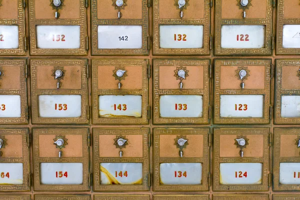 Multiple Post Office Boxes — Stock Photo, Image