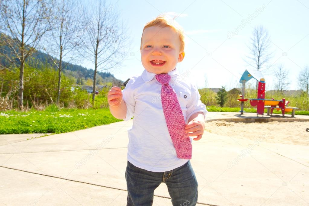 One Year Old Playing