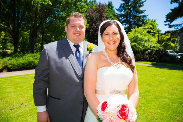 Bride and Groom Wedding Day — Stock Photo, Image