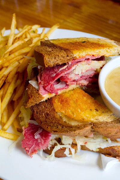 Reuben Sandwich at Pub — Stock Photo, Image