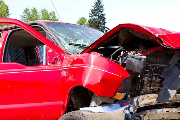 Auto kollidiert Schrottplatz Detail — Stockfoto