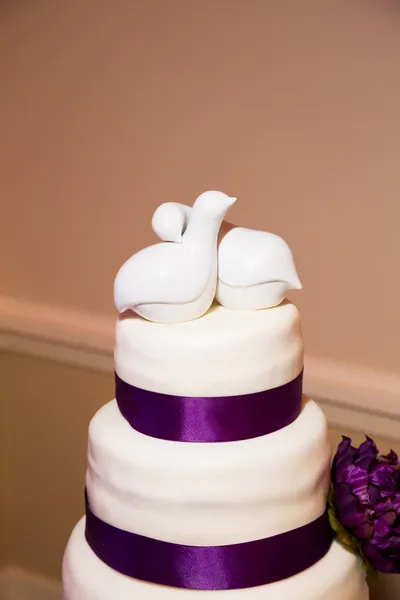 Topper tort ptaki miłości — Zdjęcie stockowe