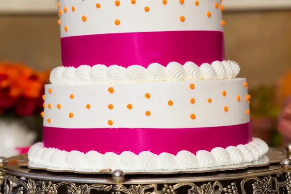 Detalhe do bolo de casamento — Fotografia de Stock