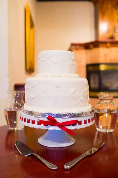 Bröllopstårta detalj — Stockfoto