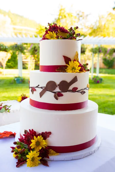 Detalhe do bolo de casamento — Fotografia de Stock