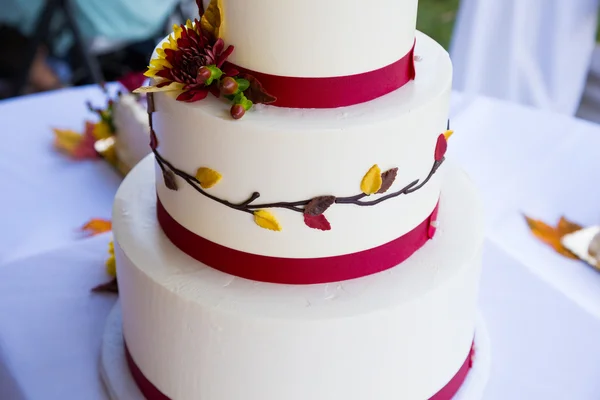 Γαμήλια τούρτα λεπτομέρεια — Φωτογραφία Αρχείου