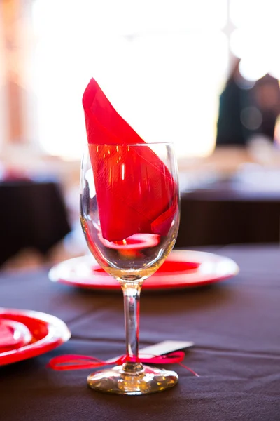 Verres à vin au mariage — Photo