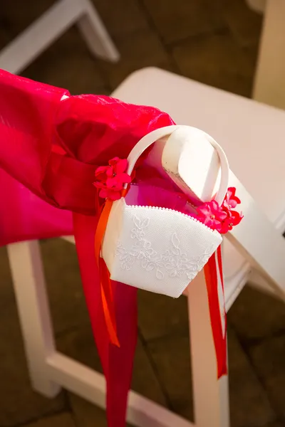 Keranjang Pernikahan Gadis Bunga — Stok Foto