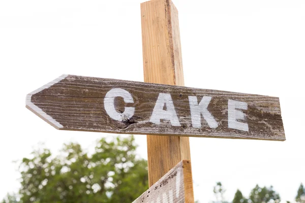 Torta esküvői jele — Stock Fotó