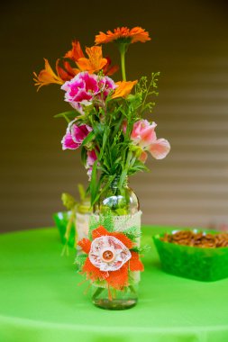 Düğün Çiçek dekorasyonu