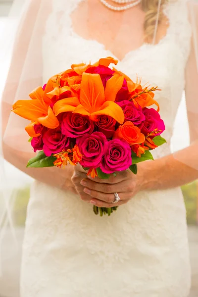 Mazzo di fiori da sposa — Foto Stock