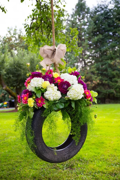 Decoração de flor de casamento — Fotografia de Stock