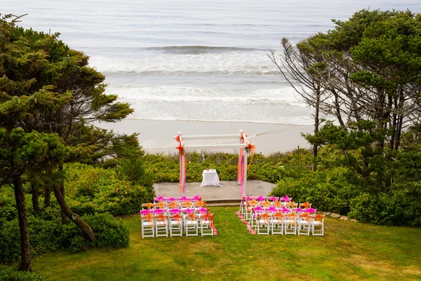 Lugar de la boda costera — Foto de Stock