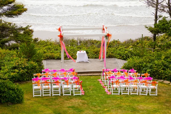 Lugar de la boda costera — Foto de Stock
