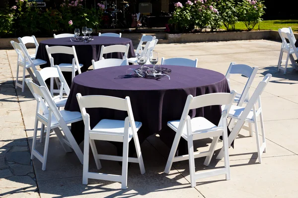 Boda mesas de recepción — Foto de Stock