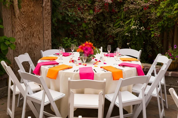 Wedding Reception Tables — Stock Photo, Image