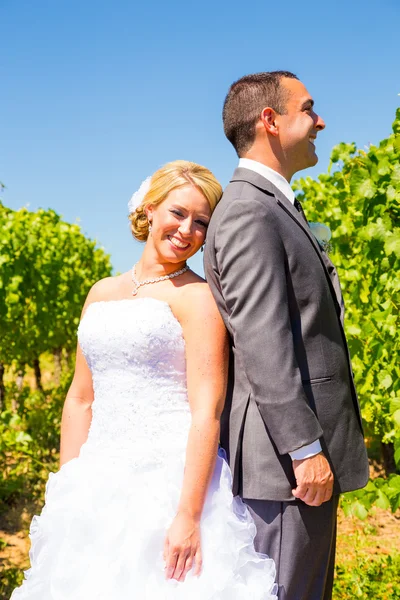 Bride and Groom Portraits — Stock Photo, Image