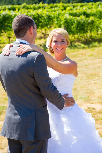 Bride and Groom Portraits — Stock Photo, Image