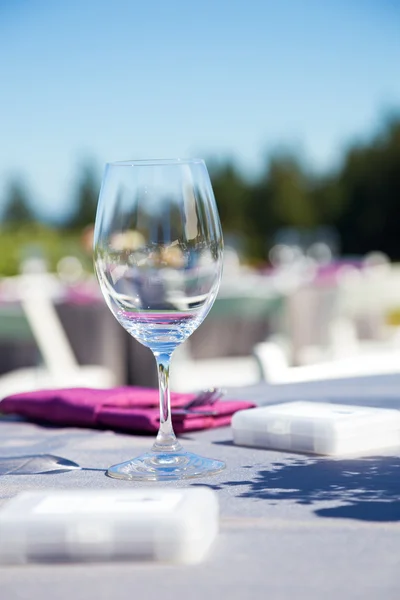 Wedding Reception Table Details — Stock Photo, Image