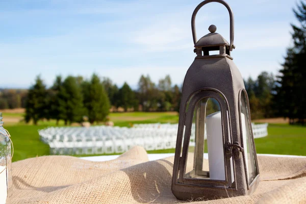 Centro de mesa de boda detalles — Foto de Stock