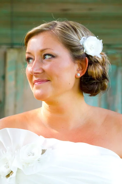 Beautiful Bride Wedding Day — Stock Photo, Image