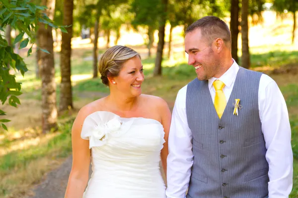 Bride Groom Portraits Wedding Day — Stock Photo, Image