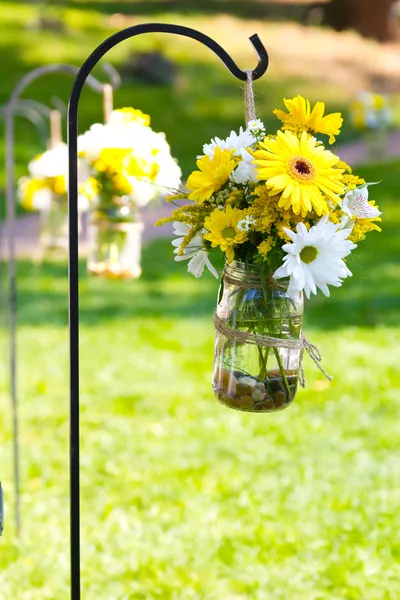 Giorno di nozze Disposizioni floreali — Foto Stock