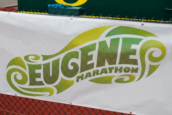 2013 logotipo maratón de eugene eugene, o — Foto de Stock