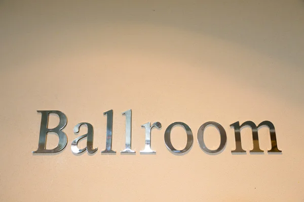 Ballroom Metal Sign — Stock Photo, Image