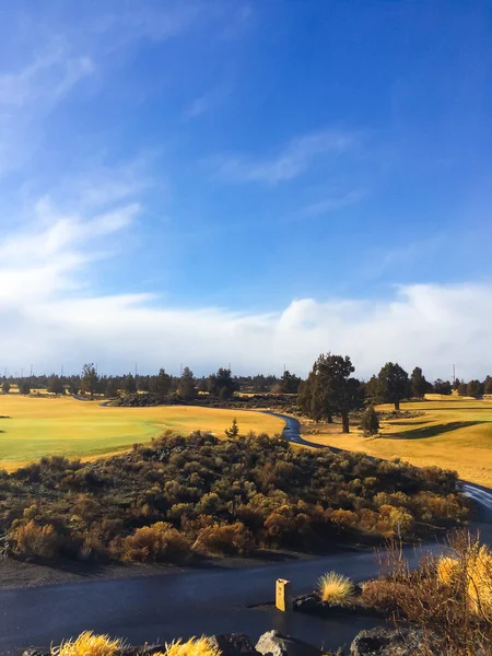 Campo de golfe Paisagem — Fotografia de Stock