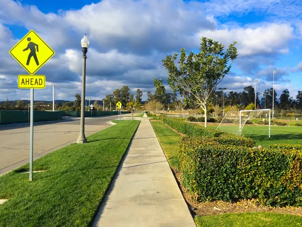 Trottoir perspectief — Stockfoto