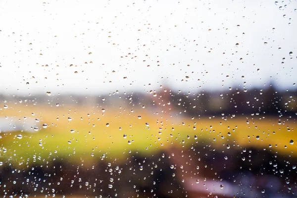 Rain Drops on Glass — Stock Photo, Image
