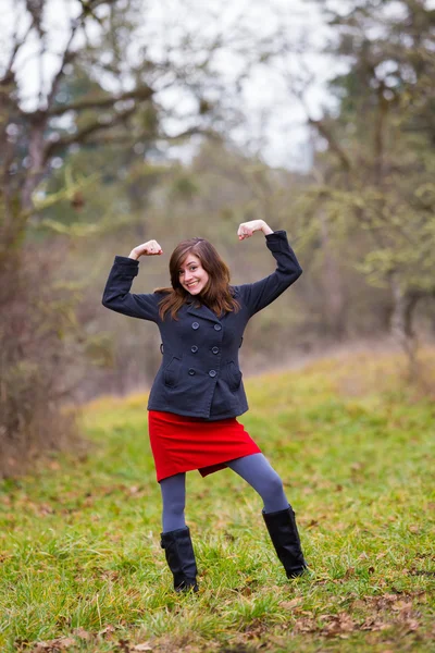 Junge erwachsene Mädchen Porträt — Stockfoto