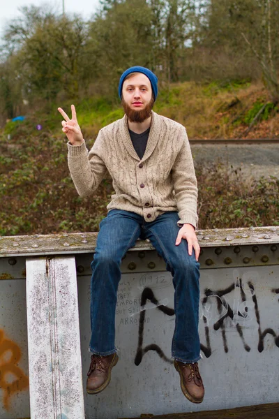 Hippie Peace Sign — Stock Photo, Image