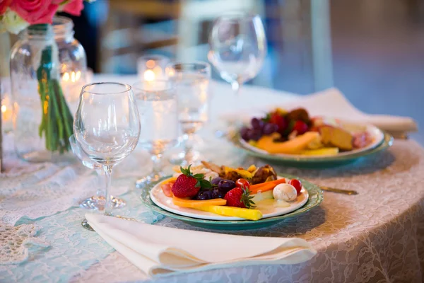 Cena di ricevimento di nozze — Foto Stock